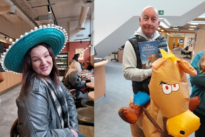 Staff  have Fun on Team Building Day