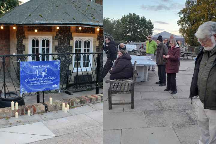 Vigil on World Homelessness Day